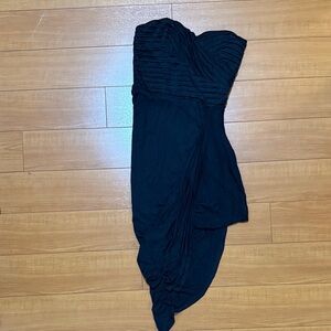 Black Strapless short dress